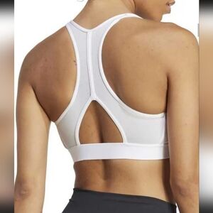 NWOT ADIDAS POWERREACT ESSENTIALS 3-STRIPES MEDIUM SUPPORT BRA